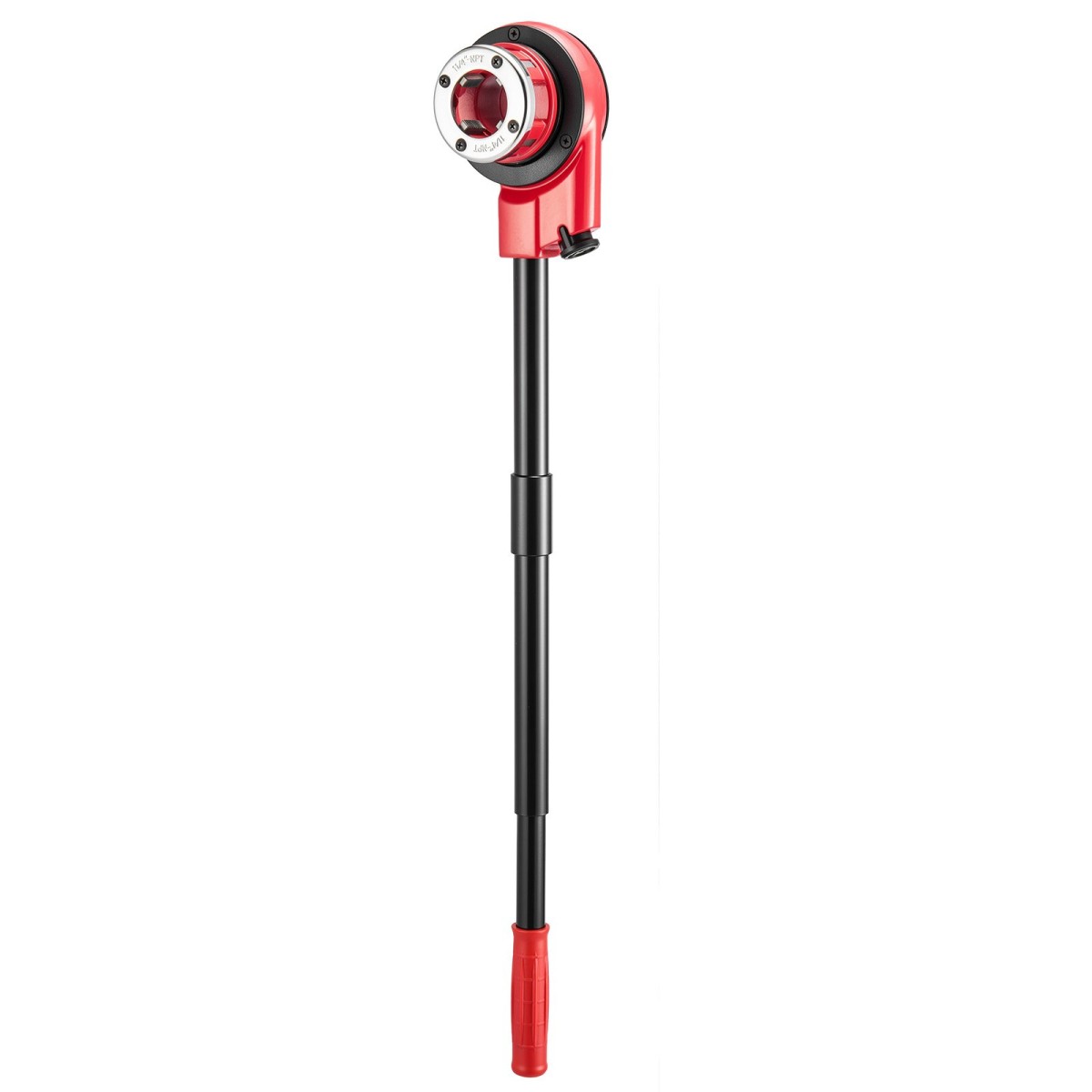 VEVOR Ratchet Pipe Threader Kit with 6 Die, 1/2" NPT to 2" NPT Manual Ratcheting Pipe Threading Tool, Portable Pipes Threader set with Toolbox for Plumbing Installation & Repair