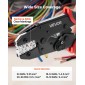 Εργαλείο πτύχωσης VEVOR, 0,25-6 mm² Εργαλείο σύσφιξης με καστάνια, Πένσα πτύχωσης ηλεκτρικού ακροδέκτη που εξοικονομεί εργασία με καθαρά μετρικά σημάδια & AWG, γρήγορη απελευθέρωση, ρυθμιζόμενη πίεση για πολλαπλούς ακροδέκτες