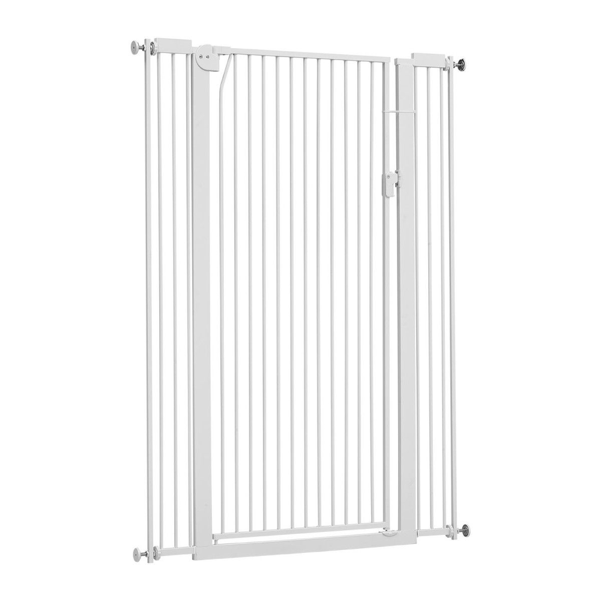 VEVOR Extra Tall Pet Gate για γάτες, 740-1050 mm Ρυθμιζόμενο πλάτος, 1420 mm High Dog Gate, με κιτ τοποθέτησης πίεσης και κιτ τοποθέτησης στον τοίχο, στενό διάκενο 33 mm, για σκάλες, πόρτες και σπίτι, λευκό