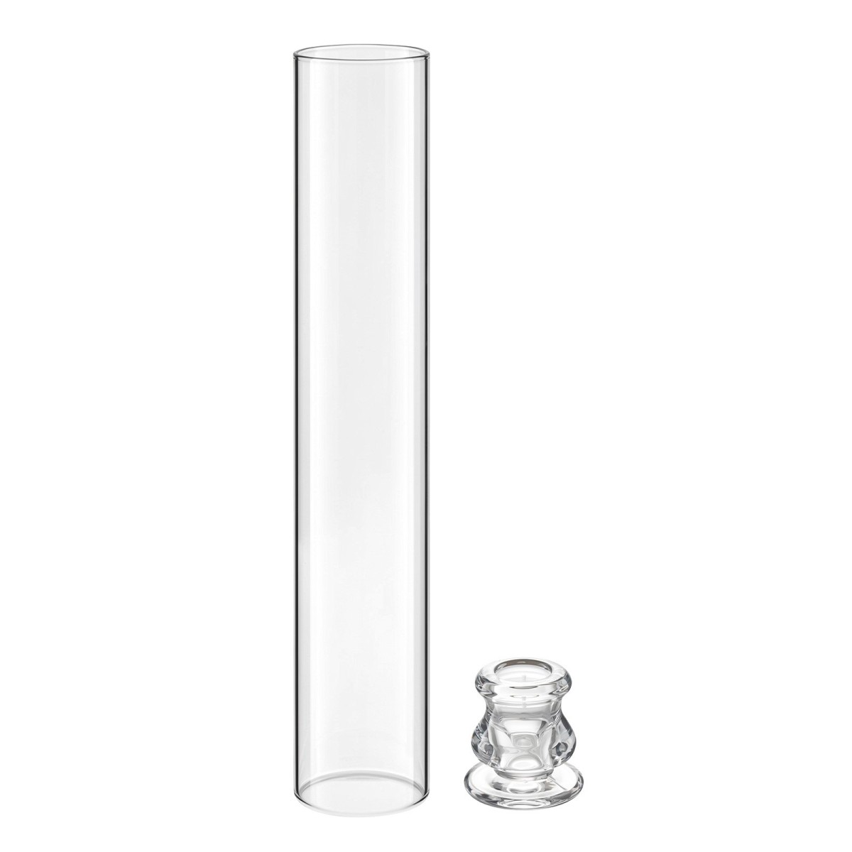 Κηροπήγια VEVOR Hurricane Σετ 36, Φ 65 x 350 χιλ. Ψηλός Clear Glass Κυλινδροθήκη Κηροπήγιο, Υψηλό Βοροπυριτικό Γυαλί, Αντιανεμική Προστασία για Γάμο, Τραπέζι Κεντρικό, Πάρτι, Διακόσμηση σπιτιού