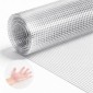 Ύφασμα VEVOR Hardware, 6,3 mm 1 x 5 m, συρμάτινο φράχτη κοτόπουλου διαμέτρου 0,55 mm, γαλβανισμένο εν θερμώ μετά από συγκόλληση ρολό μεταλλικό συρμάτινο πλέγμα, συγκολλημένο ρολό περίφραξης φυτών κήπου, φράχτη κλουβιού με δίχτυ πουλερικών