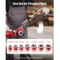 VEVOR Ratchet Pipe Threader Kit with 7 Dies, 3/8" NPT to 2" NPT Manual Ratcheting Pipe Threading Tool, Portable Pipes Threader set with Toolbox for Plumbing Installation & Repair