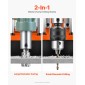 VEVOR Magnetic Drill, 1550W κινητήρας 50 mm Διάμετρος πυρήνα, 13000 N Magnetic Force, 0-550 RPM Μεταβλητή ταχύτητα, Φορητό ηλεκτρικό τρυπάνι Magnetic Magnetic Machine Drilling for Metal Surface, Home Improvement