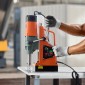 VEVOR Magnetic Drill, 1550W κινητήρας 50 mm Διάμετρος πυρήνα, 13000 N Magnetic Force, 0-550 RPM Μεταβλητή ταχύτητα, Φορητό ηλεκτρικό τρυπάνι Magnetic Magnetic Machine Drilling for Metal Surface, Home Improvement