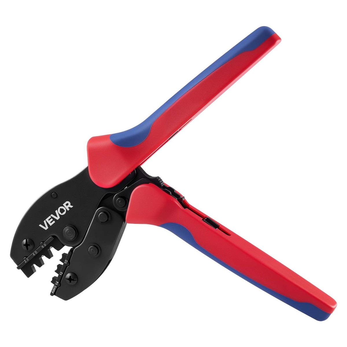 Εργαλείο πτύχωσης VEVOR, 2,5-6 mm² Σετ εργαλείων πτύχωσης ηλιακού συνδετήρα με καστάνια, σαφείς μετρικές σημάνσεις & AWG, με 10 ζεύγη ηλιακών βυσμάτων, 10 ζεύγη συνδέσμων καλωδίων, κλειδιά και θήκη αποθήκευσης