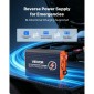 Φορτιστής VEVOR DC σε DC με MPPT, 650W, Φορτιστής μπαταρίας 50A, Διπλή είσοδος ηλιακού πίνακα/εναλλάκτη, έξυπνη φόρτιση πολλαπλών σταδίων για μπαταρίες μολύβδου LiFePO4, για τροχόσπιτα, αυτοκίνητα, εφεδρική τροφοδοσία σπιτιού