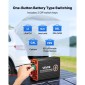 Φορτιστής VEVOR DC σε DC με MPPT, 650W, Φορτιστής μπαταρίας 50A, Διπλή είσοδος ηλιακού πίνακα/εναλλάκτη, έξυπνη φόρτιση πολλαπλών σταδίων για μπαταρίες μολύβδου LiFePO4, για τροχόσπιτα, αυτοκίνητα, εφεδρική τροφοδοσία σπιτιού