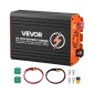 Φορτιστής VEVOR DC σε DC με MPPT, 650W, Φορτιστής μπαταρίας 50A, Διπλή είσοδος ηλιακού πίνακα/εναλλάκτη, έξυπνη φόρτιση πολλαπλών σταδίων για μπαταρίες μολύβδου LiFePO4, για τροχόσπιτα, αυτοκίνητα, εφεδρική τροφοδοσία σπιτιού