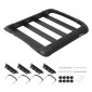 Καλάθι φορτίου VEVOR Roof Rack, 965 x 965 x 142 mm, Universal Heavy Duty Roof Top Carrier Basket, 68,04 kg Χωρητικότητα, Πάνω θήκη αποσκευών αυτοκινήτου παντός καιρού, προσαρμοσμένες ράβδους έως 3,54 x 1,97 ίντσες, για φορτηγό SUV