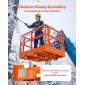 Πλατφόρμα εργασίας VEVOR Mesh Telehandler, 1817 x 1220 mm, Ανδρικό καλάθι ασφαλείας, χωρητικότητα 907,18 kg, Εξάρτημα τηλεχειρισμού περονοφόρου, Κλουβί ασφαλείας, Ανθρακούχο χάλυβα βαρέως τύπου, για τις περισσότερες εναέριες εργασίες Ανύψωση φορτωτή