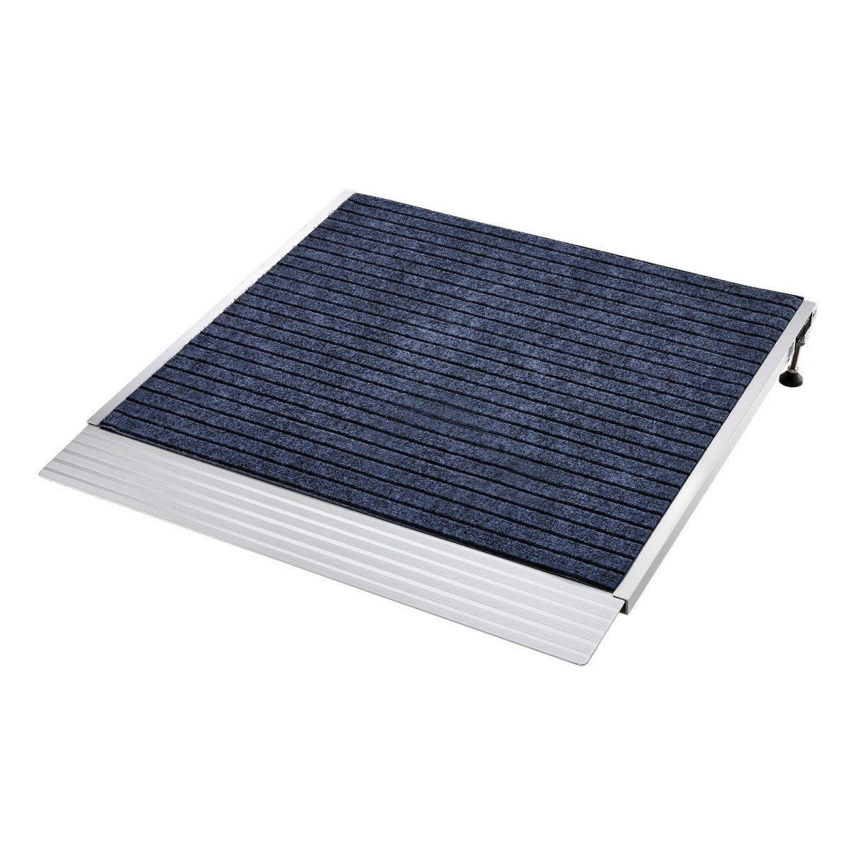 VEVOR ράμπα κατωφλίου για πόρτες, 915 x 915 mm, ράμπα αναπηρικής πολυθρόνας πλατφόρμας από αλουμίνιο με ρυθμιζόμενο ύψος, αντιολισθητικές ράμπες κατωφλίου πόρτας, χωρητικότητα φόρτωσης 317,5 kg, για σκαλοπάτια στο σπίτι, αναπηρικά αμαξίδια, περιπατητές