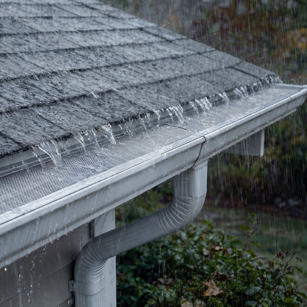 VEVOR Gutter Gutter, κάλυμμα υδρορροής αλουμινίου 152,4 mm με μικροπλέγμα από ανοξείδωτο χάλυβα, βαρέως τύπου μήκους 14,63 m, πάχος 1,02 mm, προστατευτικό φύλλου για συντρίμμια και πευκοβελόνες, Easy DIY, Περιλαμβάνονται βίδες, 12 ΤΕΜ.