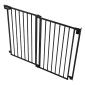 VEVOR Baby Gate for Stairs, 778-1210 mm Ρυθμιζόμενο πλάτος, 920 mm High Dog Gate, No Bottom Bar, Λειτουργία με το ένα χέρι, Εύκολη εγκατάσταση διάτρησης με κιτ υλικού, για σκάλες, πόρτες, σπίτι, μαύρο