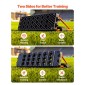 VEVOR Soccer Rebounder Board, φορητός τοίχος ποδοσφαίρου 950 x 250 mm, γυμναστής διπλής επιφάνειας Sports Kick Back, 3 ρυθμιζόμενες γωνίες, Εξοπλισμός εξάσκησης μπάλας εύκολης ρύθμισης για δεξιότητες μετάβασης και αντίδρασης
