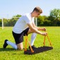 VEVOR Soccer Rebounder Board, φορητός τοίχος ποδοσφαίρου 950 x 250 mm, γυμναστής διπλής επιφάνειας Sports Kick Back, 3 ρυθμιζόμενες γωνίες, Εξοπλισμός εξάσκησης μπάλας εύκολης ρύθμισης για δεξιότητες μετάβασης και αντίδρασης