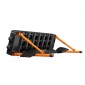 VEVOR Soccer Rebounder Board, φορητός τοίχος ποδοσφαίρου 950 x 250 mm, γυμναστής διπλής επιφάνειας Sports Kick Back, 3 ρυθμιζόμενες γωνίες, Εξοπλισμός εξάσκησης μπάλας εύκολης ρύθμισης για δεξιότητες μετάβασης και αντίδρασης