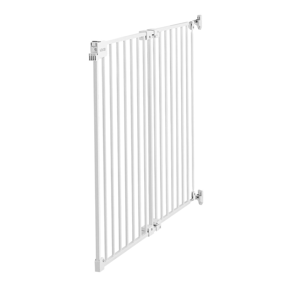 VEVOR Baby Gate για σκάλες, 670-1080 mm Ρυθμιζόμενο πλάτος, 715 mm High Dog Gate, Χωρίς κάτω μπάρα, Λειτουργία με το ένα χέρι, Εύκολη εγκατάσταση διάτρησης με κιτ υλικού, για σκάλες, πόρτες και σπίτι