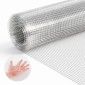 Υφασμάτινο ύφασμα VEVOR, 6,3 mm 0,4 x 6 m 0,5 mm διάμετρος συρμάτινο φράχτη κοτόπουλου, γαλβανισμένο εν θερμώ μετά από συγκόλληση ρολό μεταλλικό συρμάτινο πλέγμα, συγκολλημένο ρολό περίφραξης φυτών κήπου, υποστηρίζει φράχτη κλουβιού με δίχτυ πουλερικών