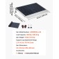 VEVOR ράμπα κατωφλίου για πόρτες, 610 x 910 mm, ράμπα αναπηρικής πολυθρόνας πλατφόρμας αλουμινίου με ρυθμιζόμενο ύψος, αντιολισθητικές ράμπες κατωφλίου πόρτας, χωρητικότητα 362,9 kg, για σκαλοπάτια στο σπίτι, αναπηρικά αμαξίδια, περιπατητές