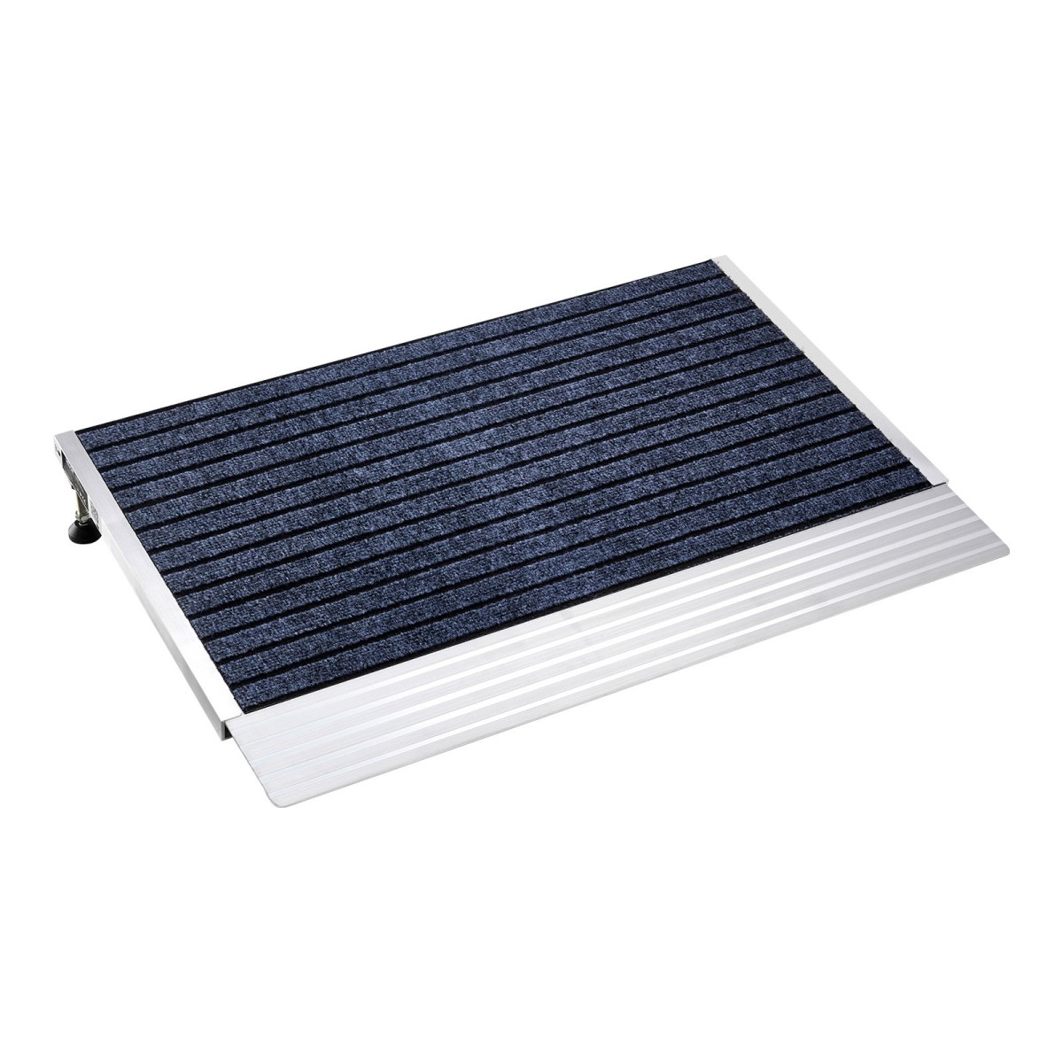 VEVOR ράμπα κατωφλίου για πόρτες, 610 x 910 mm, ράμπα αναπηρικής πολυθρόνας πλατφόρμας αλουμινίου με ρυθμιζόμενο ύψος, αντιολισθητικές ράμπες κατωφλίου πόρτας, χωρητικότητα 362,9 kg, για σκαλοπάτια στο σπίτι, αναπηρικά αμαξίδια, περιπατητές