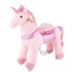 VEVOR Ride On Horse, Παιχνίδια ιππασίας Pink Unicorn για παιδιά, Δεν απαιτείται μπαταρία, λείοι τροχοί με αντιστρεπτικό δακτύλιο, αναβαθμισμένο ανασηκωμένο κάθισμα, λαβές, πεντάλ, μέγιστη χωρητικότητα 50 kg για ηλικίες 3-8