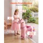 VEVOR Ride On Horse, Παιχνίδια ιππασίας Pink Unicorn για παιδιά, Δεν απαιτείται μπαταρία, λείοι τροχοί με αντιστρεπτικό δακτύλιο, αναβαθμισμένο ανασηκωμένο κάθισμα, λαβές, πεντάλ, μέγιστη χωρητικότητα 50 kg για ηλικίες 3-8