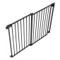 VEVOR Baby Gate for Stairs, 778-1210 mm Ρυθμιζόμενο πλάτος, 760 mm High Dog Gate, Χωρίς κάτω μπάρα, Λειτουργία με το ένα χέρι, Εύκολη εγκατάσταση διάτρησης με κιτ υλικού, για σκάλες, πόρτες, σπίτι, μαύρο