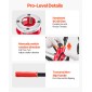 VEVOR Ratchet Pipe Threader Kit με 4 μήτρες, 1/2" NPT, 3/4" NPT, 1" NPT, 1-1/4" NPT Εργαλείο σπειρώματος σωλήνων καστάνιας, φορητό σετ σπειρώματος σωλήνων με εργαλειοθήκη για εγκατάσταση και επισκευή υδραυλικών