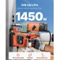 VEVOR Magnetic Drill, 1450W Κινητήρας 50 mm Διάμετρος Πυρήνα, 13000 N Μαγνητική Δύναμη, Φορητή ηλεκτρική πρέσα τρυπανιού Mag με 6 μύτες πυρήνα, Μεταβλητή ταχύτητα, Μηχάνημα διάτρησης για μεταλλική επιφάνεια, Βιομηχανική