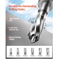 VEVOR Magnetic Drill, 1450W Κινητήρας 50 mm Διάμετρος Πυρήνα, 13000 N Μαγνητική Δύναμη, Φορητή ηλεκτρική πρέσα τρυπανιού Mag με 6 μύτες πυρήνα, Μεταβλητή ταχύτητα, Μηχάνημα διάτρησης για μεταλλική επιφάνεια, Βιομηχανική