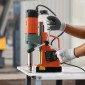 VEVOR Magnetic Drill, 1450W Κινητήρας 50 mm Διάμετρος Πυρήνα, 13000 N Μαγνητική Δύναμη, Φορητή ηλεκτρική πρέσα τρυπανιού Mag με 6 μύτες πυρήνα, Μεταβλητή ταχύτητα, Μηχάνημα διάτρησης για μεταλλική επιφάνεια, Βιομηχανική
