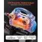 VEVOR 6L Air Compressor, 0,75KW Oil-free Tank Air Compressor, 71 L/min at 6,2 Bar, Max 8 Bar Pressure, Compact & Portable for Auto Repair, Furting ελαστικών, Βάψιμο με σπρέι, Καρφώματα ξυλουργικής