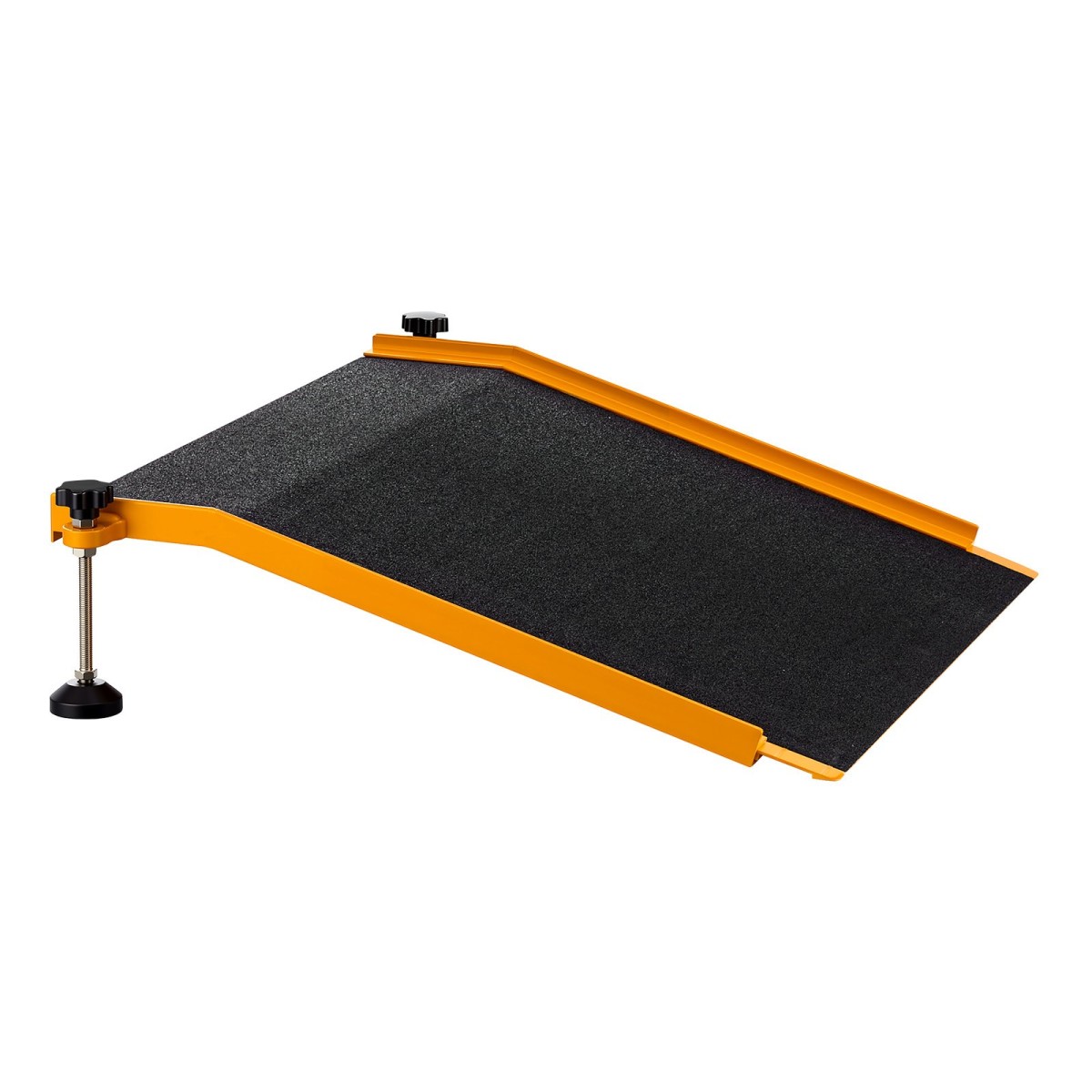 VEVOR ράμπα κατωφλίου για πόρτες, 670 x 810 mm, ράμπα αναπηρικής πολυθρόνας πλατφόρμας από αλουμίνιο με ρυθμιζόμενο ύψος, αντιολισθητικές ράμπες κατωφλίου πόρτας, χωρητικότητα φόρτωσης 181,4 kg, για βήματα στο σπίτι, αναπηρικά αμαξίδια, περιπατητές