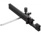 VEVOR Precision Miter Gauge, Τυπική σχισμή 19 x 9,5 mm, Επιτραπέζιο κράμα αλουμινίου Πριόνι μετρητή κοπής με σχάρα 15 γωνιακών στοπ με ρυθμιζόμενο έμβολο με ελατήριο και αφαιρούμενος δίσκος, για ξυλουργική
