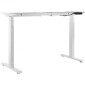 VEVOR Standing Desk Frame Διπλός κινητήρας, Ρυθμιζόμενο 27,6"-46,1"/70-117 cm Ύψος & 43,3"-70,1"/110-178 cm μήκος Ηλεκτρικά πόδια γραφείου υπολογιστή, Εργονομική βάση DIY Workstation μόνο για το σπίτι και το γραφείο (White)