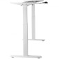 VEVOR Standing Desk Frame Διπλός κινητήρας, Ρυθμιζόμενο 27,6"-46,1"/70-117 cm Ύψος & 43,3"-70,1"/110-178 cm μήκος Ηλεκτρικά πόδια γραφείου υπολογιστή, Εργονομική βάση DIY Workstation μόνο για το σπίτι και το γραφείο (White)