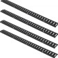 VEVOR E Track Tie-Down Rail Kit, 18PCS 5' E-Tracks Set Περιλαμβάνει 4 χαλύβδινες ράγες & 8 άγκυρες O-Ring & 4 Tie-Off με D-Ring & 2 ιμάντες καστάνιας, Αξεσουάρ ασφάλισης για μοτοσικλέτες Cargo, 2000 lbs