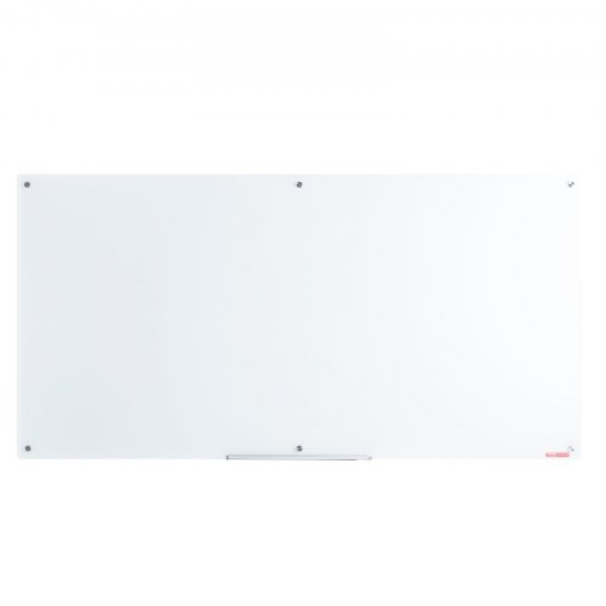 Whiteboard VEVOR Magnetic Glass, Dry Erase Board 72"x36", Επιτοίχια Μεγάλη Λευκή Γυάλινη Πίνακας χωρίς πλαίσιο, με Δίσκο μαρκαδόρου, Γόμα και 2 Μαρκαδόρους, Λευκό