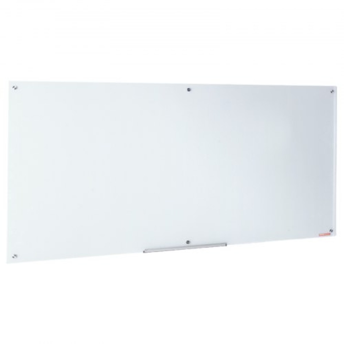 Whiteboard VEVOR Magnetic Glass, Dry Erase Board 72"x36", Επιτοίχια Μεγάλη Λευκή Γυάλινη Πίνακας χωρίς πλαίσιο, με Δίσκο μαρκαδόρου, Γόμα και 2 Μαρκαδόρους, Λευκό