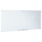 Whiteboard VEVOR Magnetic Glass, Dry Erase Board 72"x36", Επιτοίχια Μεγάλη Λευκή Γυάλινη Πίνακας χωρίς πλαίσιο, με Δίσκο μαρκαδόρου, Γόμα και 2 Μαρκαδόρους, Λευκό