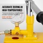 Υδροστατική δοκιμαστική αντλία VEVOR, Max 25 bar/362 PSI, Χειροκίνητο κιτ μέτρησης πίεσης νερού υδραυλικής μονής βαλβίδας με μετρητή Δεξαμενή νερού 5L, σωλήνας 1 m με εξωτερικό σύνδεσμο σπειρώματος 1,27 cm για αγωγό
