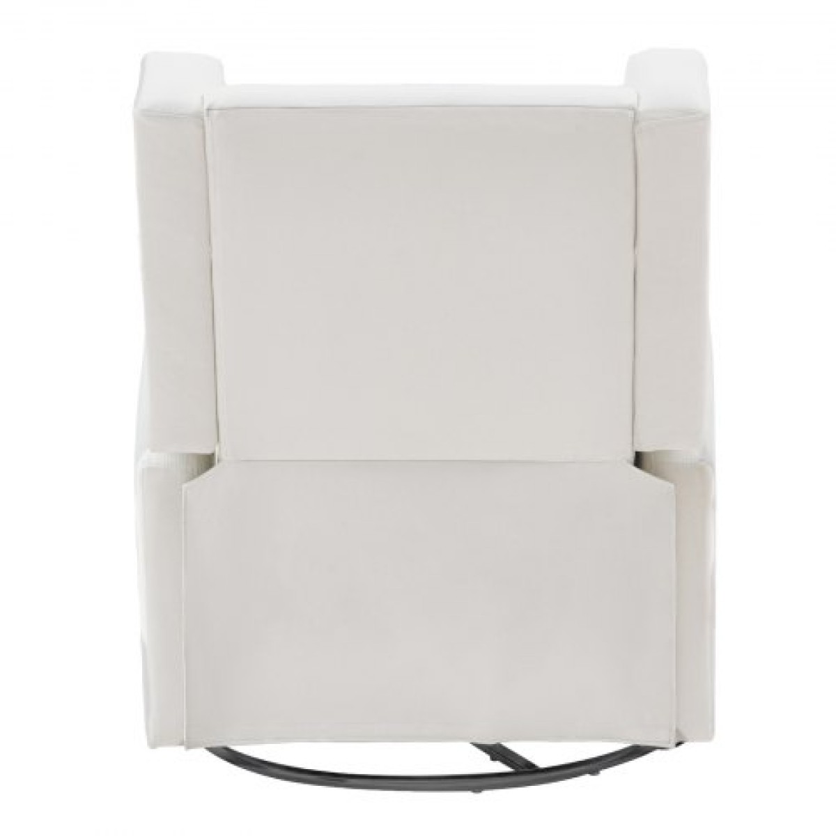 VEVOR Electronic Power Recliner and Swivel Glider, 113,4 kg Weight Capacity Swivel Glider Recliner Chair με ρυθμιζόμενη γωνία, πολυεστερική επιφάνεια ανάκλιντρο για σαλόνι, υπνοδωμάτιο, υπόλευκο