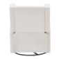 VEVOR Electronic Power Recliner and Swivel Glider, 113,4 kg Weight Capacity Swivel Glider Recliner Chair με ρυθμιζόμενη γωνία, πολυεστερική επιφάνεια ανάκλιντρο για σαλόνι, υπνοδωμάτιο, υπόλευκο