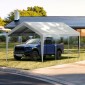 Ανταλλακτικό κάλυμμα κουβούκλιο VEVOR Carport 6100 x 3040 χιλ. Στέγαστρο γκαράζ πάνω από σκηνές Tarp βαρέως τύπου αδιάβροχο & προστατευμένο από την υπεριώδη ακτινοβολία, Εύκολη εγκατάσταση με μπάντζες μπάλας, γκρι (Μόνο επάνω κάλυμμα, πλαίσιο δεν περι