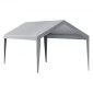 Ανταλλακτικό κάλυμμα κουβούκλιο VEVOR Carport 6100 x 3040 χιλ. Στέγαστρο γκαράζ πάνω από σκηνές Tarp βαρέως τύπου αδιάβροχο & προστατευμένο από την υπεριώδη ακτινοβολία, Εύκολη εγκατάσταση με μπάντζες μπάλας, γκρι (Μόνο επάνω κάλυμμα, πλαίσιο δεν περι