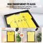 Θήκη VEVOR 2PCs Jersey Frame Display, 23,3x31,2x1,5 ίντσες/59,2x79,2x3,8 cm, Μεγάλο Αθλητικό Τζέρσεϊ Σκιά Κουτί με 98% προστασία από υπεριώδη ακτινοβολία PC γυαλί και κρεμάστρες, για μπάσκετ μπάσκετ ποδοσφαίρου χόκεϋ πουκάμισο και στολή