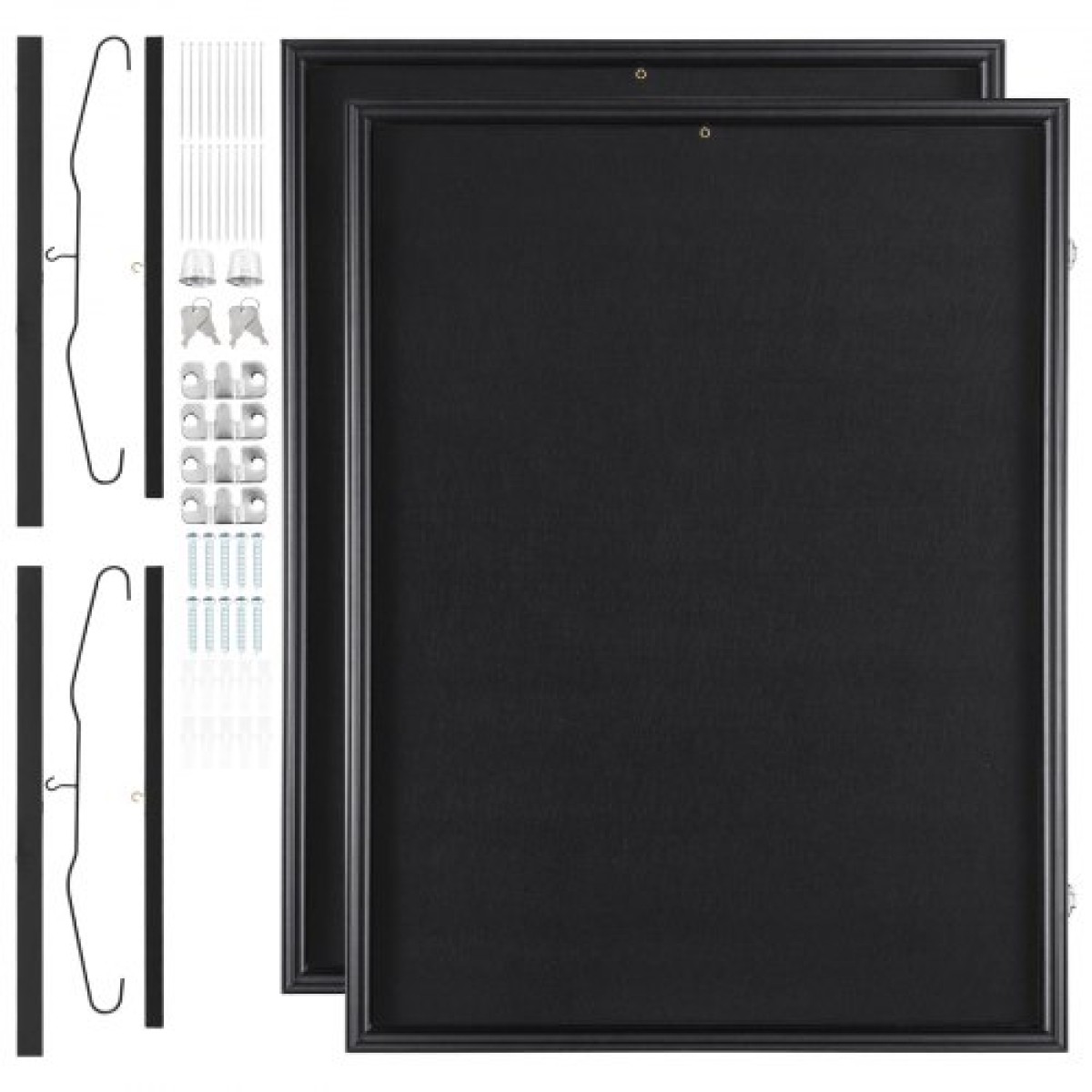 Θήκη VEVOR 2PCs Jersey Frame Display, 23,3x31,2x1,5 ίντσες/59,2x79,2x3,8 cm, Μεγάλο Αθλητικό Τζέρσεϊ Σκιά Κουτί με 98% προστασία από υπεριώδη ακτινοβολία PC γυαλί και κρεμάστρες, για μπάσκετ μπάσκετ ποδοσφαίρου χόκεϋ πουκάμισο και στολή