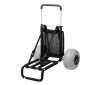 VEVOR Beach Dolly με μεγάλους τροχούς για άμμο, 29,9" x 15,4" Κατάστρωμα φορτίου, με ρόδες με μπαλόνι 12", αναδιπλούμενο καρότσι άμμου χωρητικότητας 165 LBS & ρυθμιζόμενο ύψος 27" έως 44,7", καρότσι βαρέως τύπου για παραλία