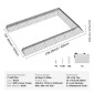 VEVOR Chicken Tunnels, 236,2 x 157,5 x 24,2 ίντσες (ΜxΠxΥ) Σήραγγες κοτόπουλου για αυλή, φορητές σήραγγες κοτόπουλου για εξωτερικό χώρο με γωνιακό πλαίσιο, 2 σετ, κατάλληλο για κοτόπουλα, πάπιες, κουνέλια