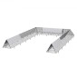 VEVOR Chicken Tunnels, 236,2 x 157,5 x 24,2 ίντσες (ΜxΠxΥ) Σήραγγες κοτόπουλου για αυλή, φορητές σήραγγες κοτόπουλου για εξωτερικό χώρο με γωνιακό πλαίσιο, 2 σετ, κατάλληλο για κοτόπουλα, πάπιες, κουνέλια